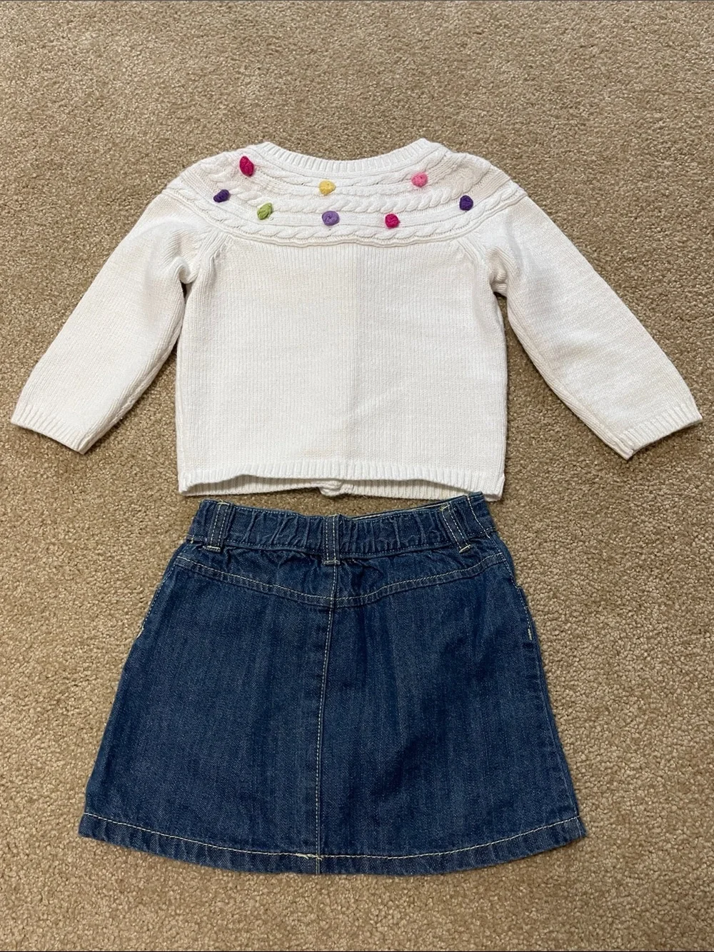 Gymboree cream knit